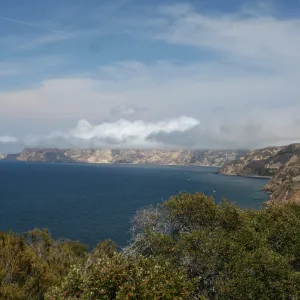 ocean view from Santa Cruz Island, TEAWET, Santa Cruz Island field trip, 2009