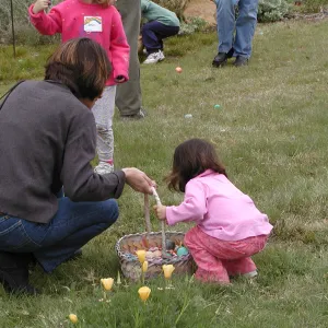 children, kids, SBBG Egg Hunt, 2002