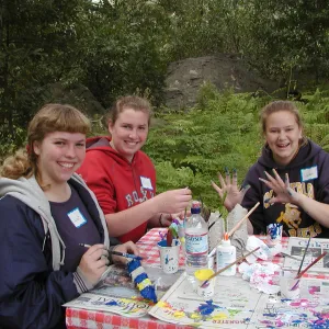 Juliet Evans, SBBG Egg Hunt, 2002