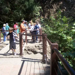 SBBG Community Free Day, Docent tour on top of the Mission Dam