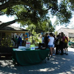 Master Gardener butterfly demonstration table, SBBG Community Free Day, October 16 2011