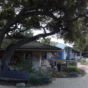 Gift Shop panorama, Santa Barbara Botanic Garden