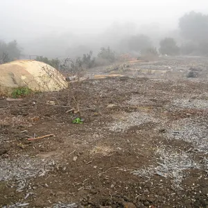 Gane site before pool demolition
