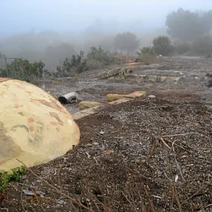 Gane site before pool demolition