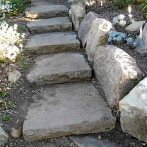 Lower Porter Trail stone steps