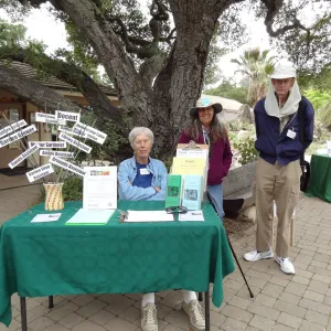 Volunteer Table, National Public Gardens Day 2012, SBBG