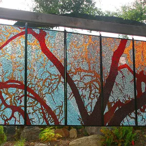 stained glass art exhibit, Rose and Nightingale concert in the Garden event