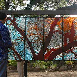 stained glass art exhibit, Rose and Nightingale concert in the Garden event
