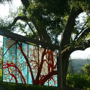 stained glass art exhibit, Rose and Nightingale concert in the Garden event