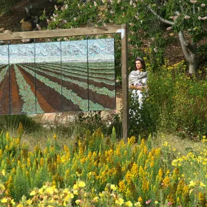 stained glass art exhibit, Rose and Nightingale concert in the Garden event