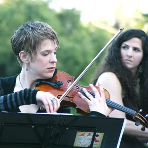 musicians, Rose and Nightingale concert in the Garden event