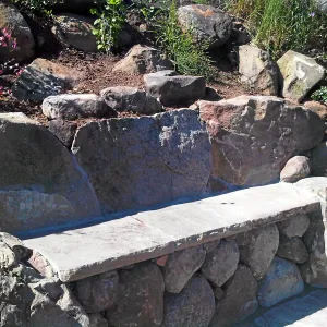 Connor Bench in Ceanothus section (old Wheeler Bench site)