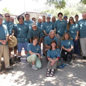 SBBG Staff Photo, post Jesusita Fire cleanup day