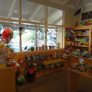 SBBG Gift Shop interior, products