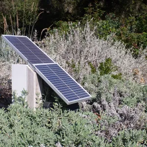 solar panel for irrigation system, SBBG Meadow