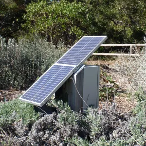 solar panel for irrigation system, SBBG Meadow