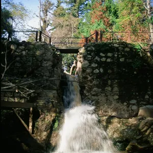 Waterfall at historic Mission Dam, SBBG Photo Contest 2013