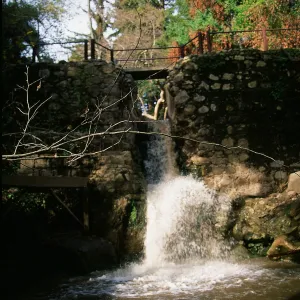 Waterfall at historic Mission Dam, SBBG Photo Contest 2013