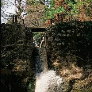 Waterfall at historic Mission Dam, SBBG Photo Contest 2013