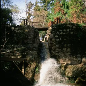 Waterfall at historic Mission Dam, SBBG Photo Contest 2013