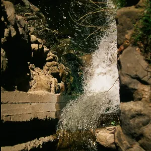 Waterfall at historic Mission Dam, SBBG Photo Contest 2013