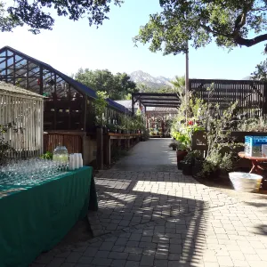 SBBG hosts Santa Barbara Chamber of Commerce Mixer, June 2013, sustainable event, zero waste goal