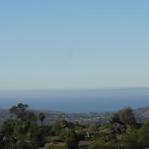 view of Pacific Ocean from SBBG