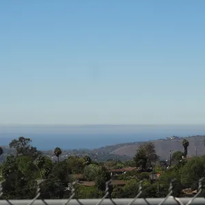 view of Pacific Ocean from SBBG