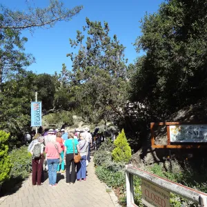Special Garden Tour for a group of garden enthusiasts from England at the SBBG