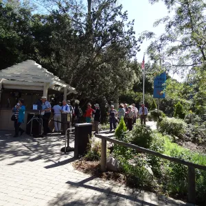 Special Garden Tour for a group of garden enthusiasts from England at the SBBG