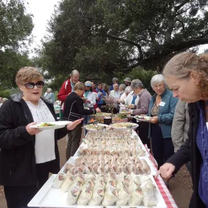 Volunteer Recognition event 2013, buffet table