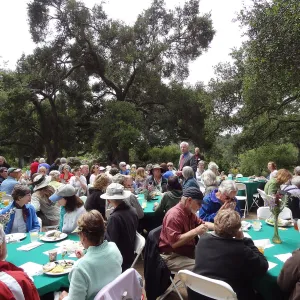 Volunteer Recognition event 2013, Board President John Brinker addressing the group