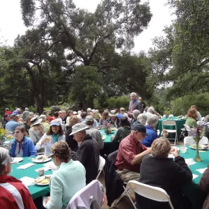 Volunteer Recognition event 2013, Board President John Brinker addressing the group