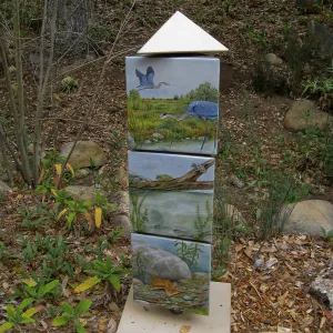 Signage in the Discovery Garden in the Arroyo