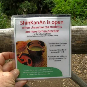 Sign at Teahouse