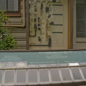 Irrigation display at Home Demonstration Garden
