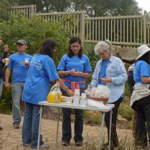 Volunteers from Citrix Corp