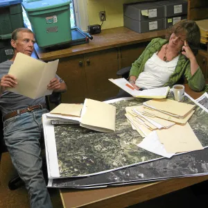 Robert Muller and Betsy Collins Planning a Party
