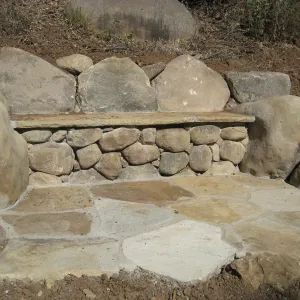 Overeem bench in the old Island Section in the Canyon