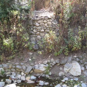 Campbell Bridge site after fire