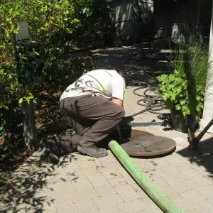 Cleaning our spetic tank