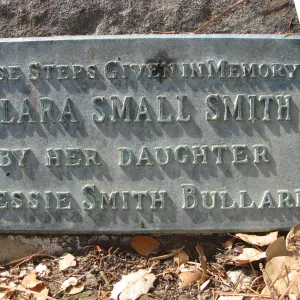 Clara Small Smith plaque