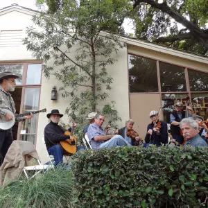 Glendessary Jam provided musical entertainment, SBBG Members Picnic 2013, March 20 2013
