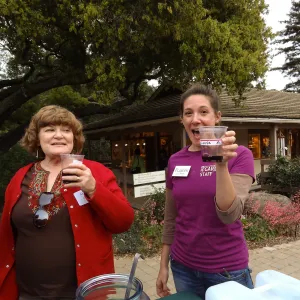 beth Painter and Laura Muasher, SBBG Members Picnic 2013, March 20 2013