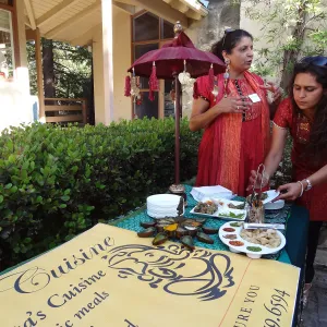 SBBG hosts Santa Barbara Chamber of Commerce Mixer, June 2013, catering
