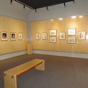 Patrick O'Hara exhibit at the Wildling Art Museum, SBBG Blaksley Library Special Collections, Art