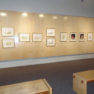 Patrick O'Hara exhibit at the Wildling Art Museum, SBBG Blaksley Library Special Collections, Art