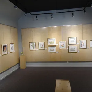 Patrick O'Hara exhibit at the Wildling Art Museum, SBBG Blaksley Library Special Collections, Art