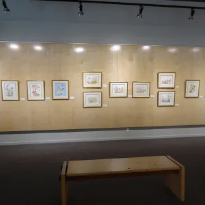 Patrick O'Hara exhibit at the Wildling Art Museum, SBBG Blaksley Library Special Collections, Art