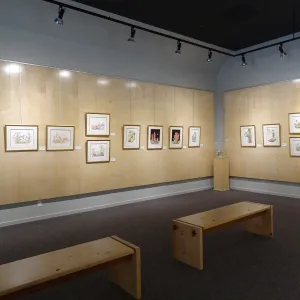 Patrick O'Hara exhibit at the Wildling Art Museum, SBBG Blaksley Library Special Collections, Art